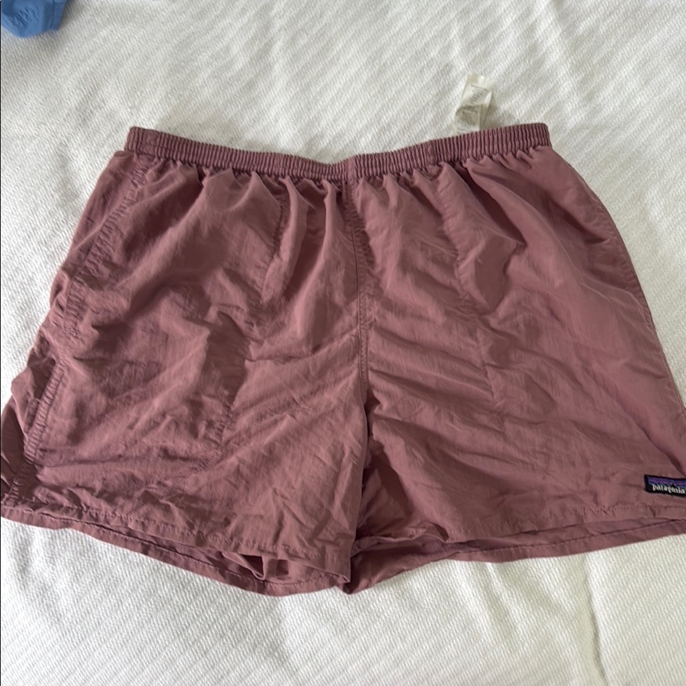 Patagonia Pink Athletic Shorts Lightweight Elastic Waist